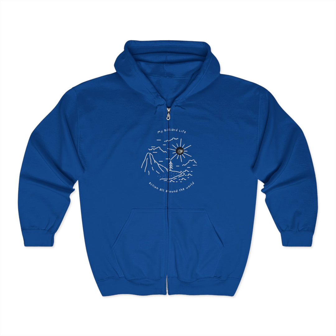 Action - Billiard Life - Full Zip Hoodie - BFLY BILLIARDS