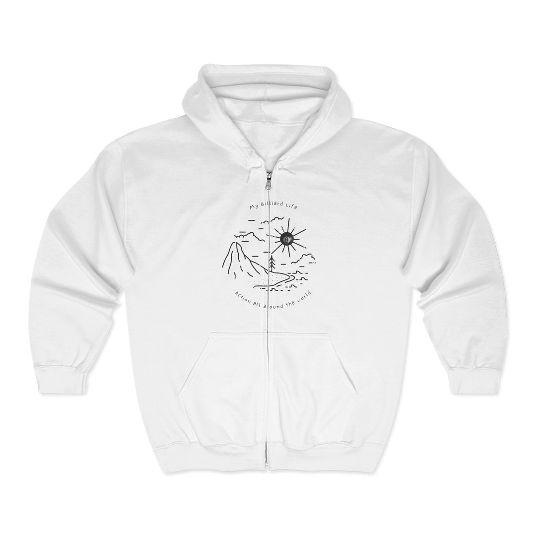 Action - Billiard Life - Full Zip Hoodie - BFLY BILLIARDS