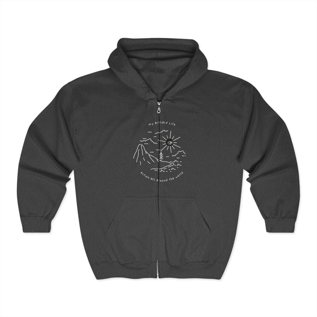 Action - Billiard Life - Full Zip Hoodie - BFLY BILLIARDS