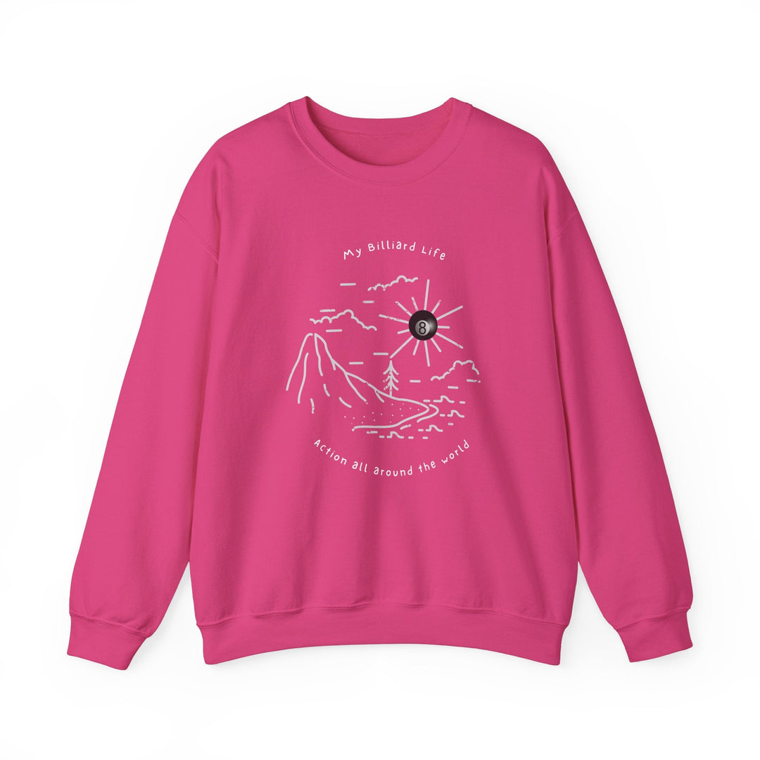 Action - Billiard Life - Unisex Crewneck Sweatshirt - BFLY BILLIARDS