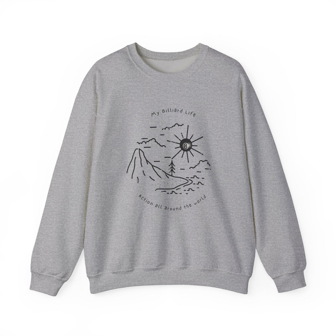 Action - Billiard Life - Unisex Crewneck Sweatshirt - BFLY BILLIARDS