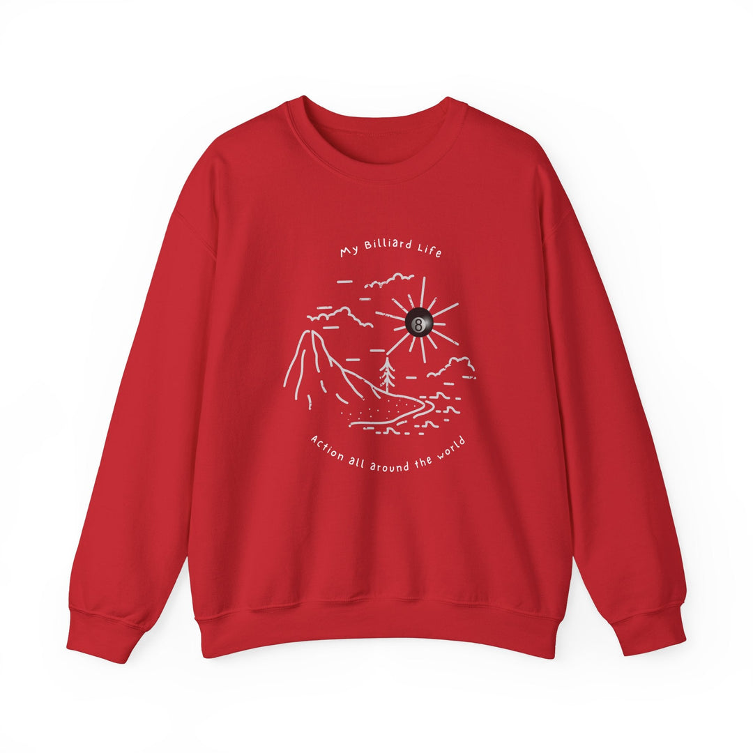 Action - Billiard Life - Unisex Crewneck Sweatshirt - BFLY BILLIARDS