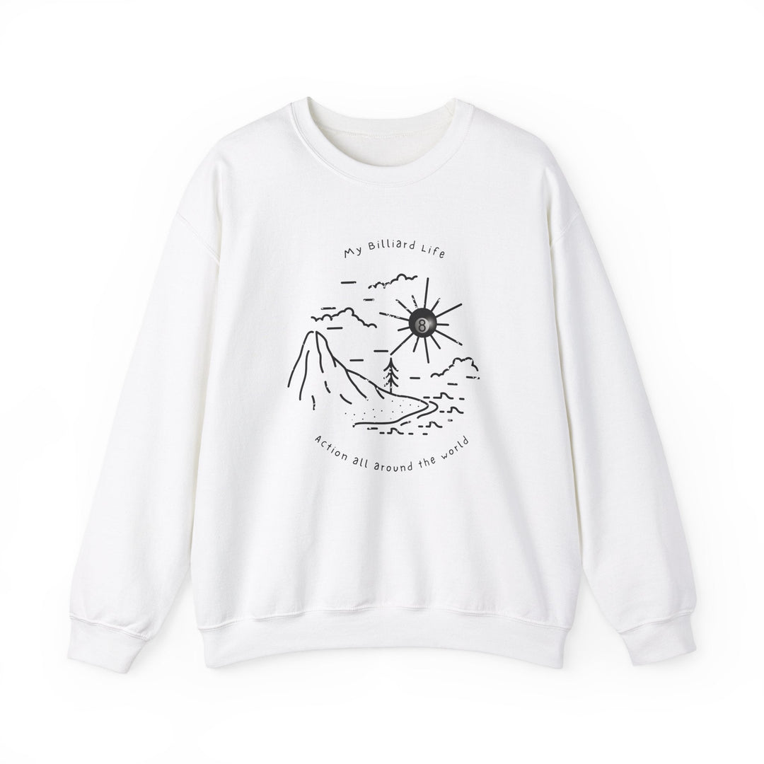 Action - Billiard Life - Unisex Crewneck Sweatshirt - BFLY BILLIARDS