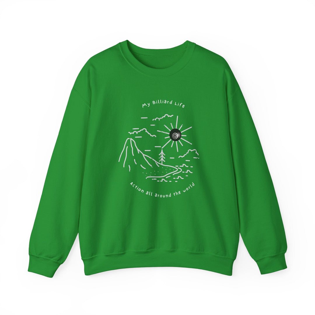 Action - Billiard Life - Unisex Crewneck Sweatshirt - BFLY BILLIARDS