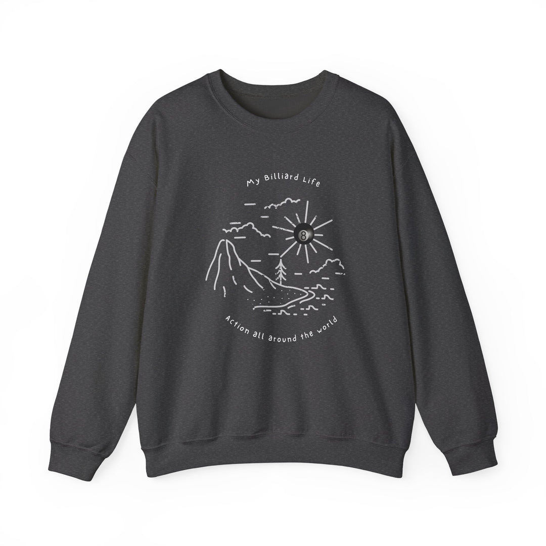 Action - Billiard Life - Unisex Crewneck Sweatshirt - BFLY BILLIARDS