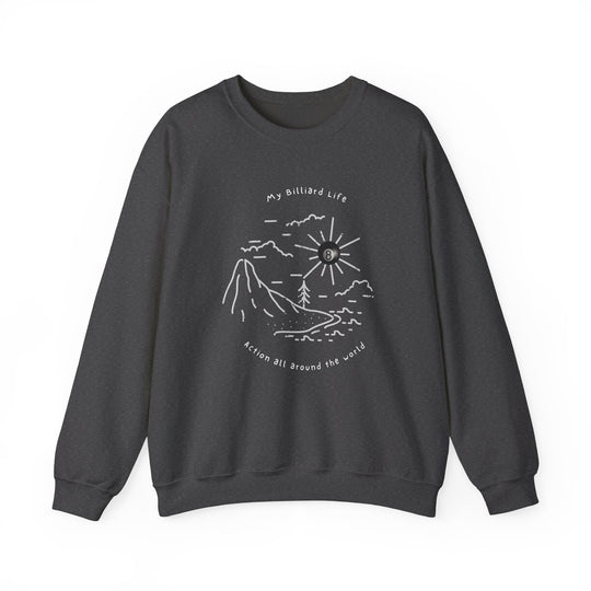 Action - Billiard Life - Unisex Crewneck Sweatshirt - BFLY BILLIARDS