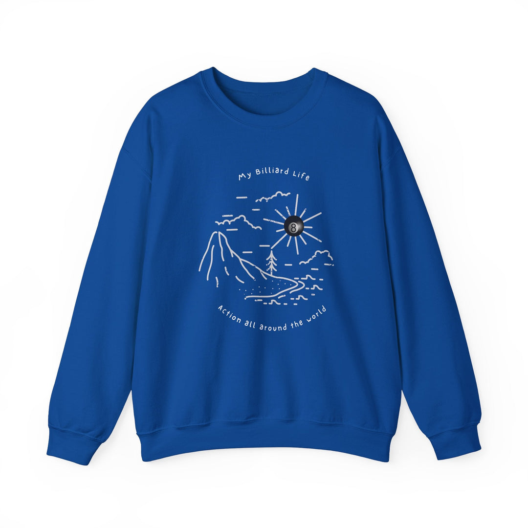 Action - Billiard Life - Unisex Crewneck Sweatshirt - BFLY BILLIARDS