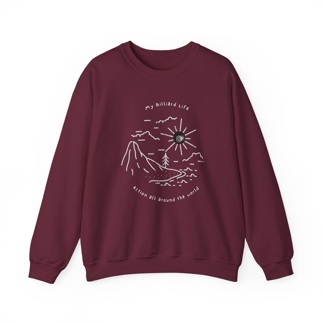 Action - Billiard Life - Unisex Crewneck Sweatshirt - BFLY BILLIARDS