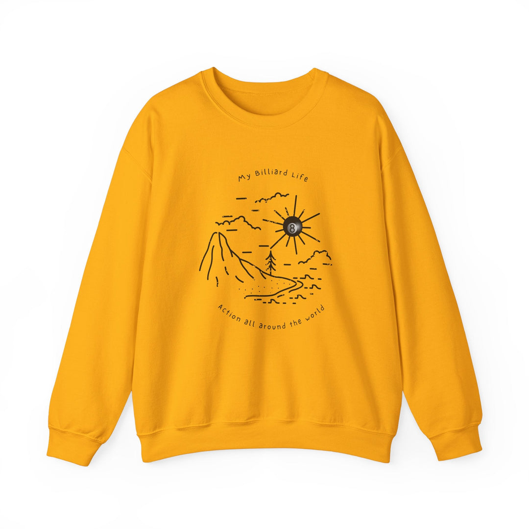 Action - Billiard Life - Unisex Crewneck Sweatshirt - BFLY BILLIARDS