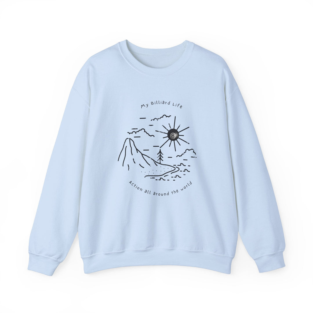 Action - Billiard Life - Unisex Crewneck Sweatshirt - BFLY BILLIARDS