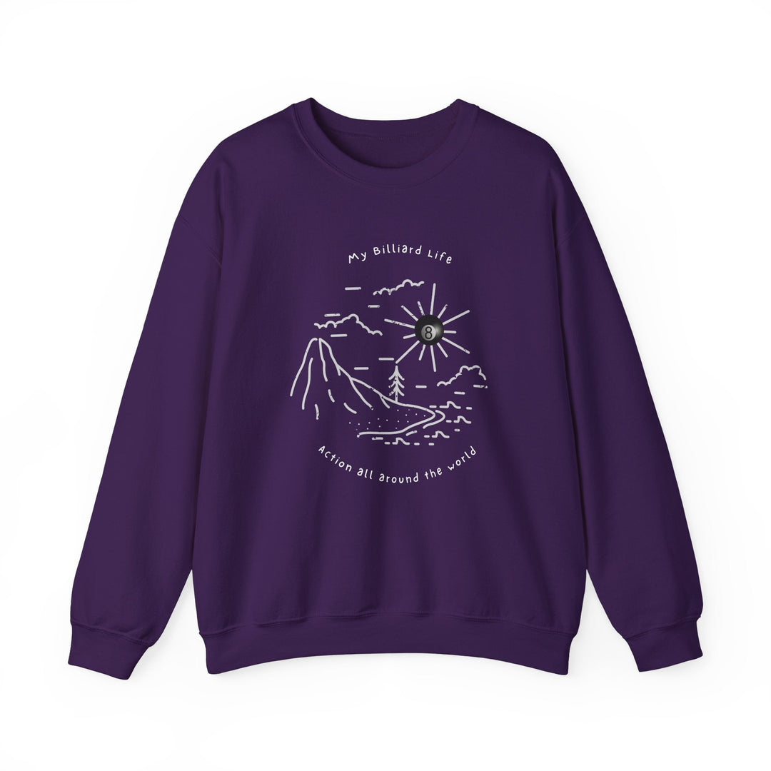 Action - Billiard Life - Unisex Crewneck Sweatshirt - BFLY BILLIARDS