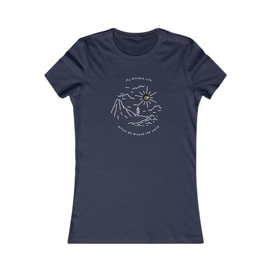 Action - Billiard Life - Women's Fitted Tee - BFLY BILLIARDS