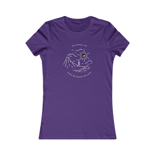Action - Billiard Life - Women's Fitted Tee - BFLY BILLIARDS