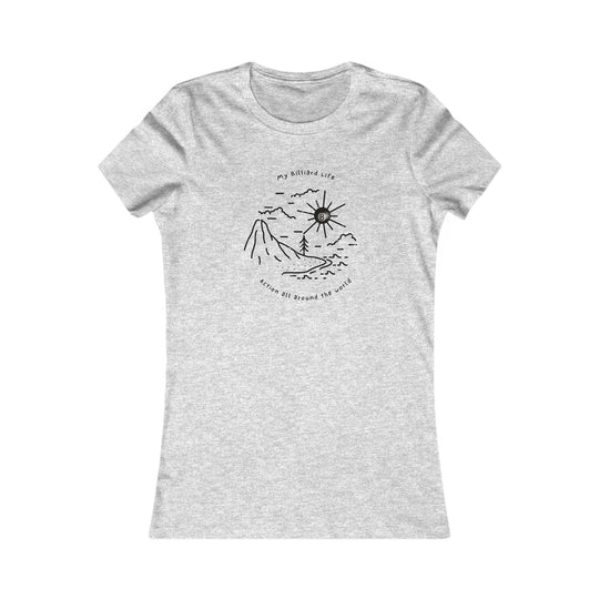 Action - Billiard Life - Women's Fitted Tee - BFLY BILLIARDS