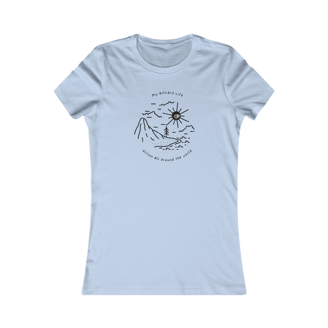 Action - Billiard Life - Women's Fitted Tee - BFLY BILLIARDS