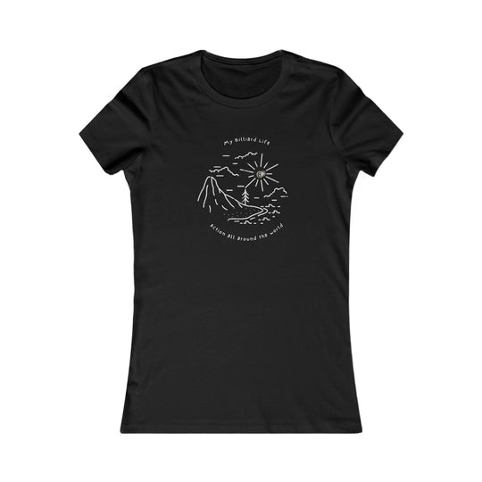 Action - Billiard Life - Women's Fitted Tee - BFLY BILLIARDS