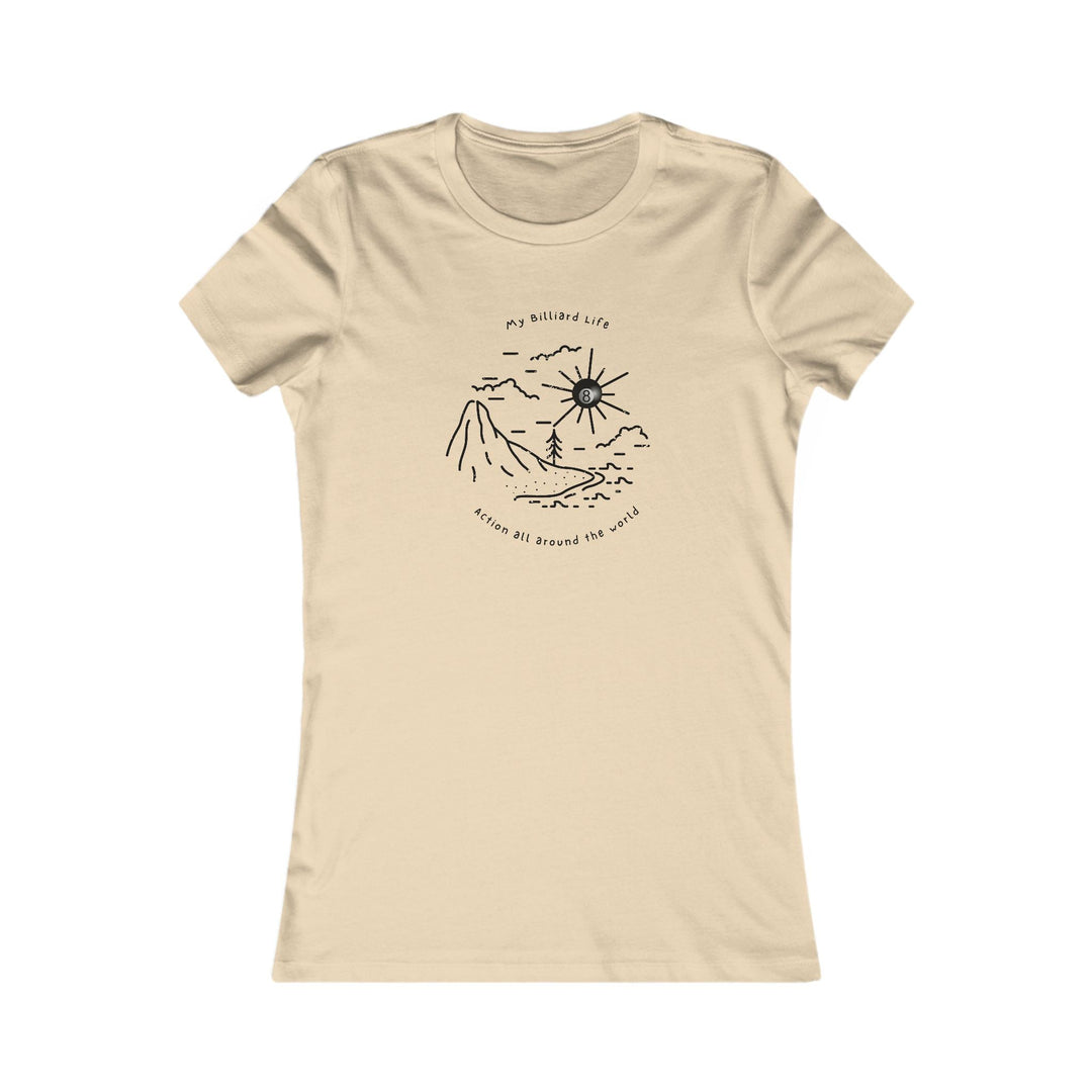 Action - Billiard Life - Women's Fitted Tee - BFLY BILLIARDS