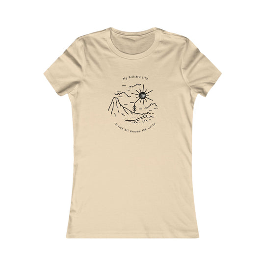 Action - Billiard Life - Women's Fitted Tee - BFLY BILLIARDS