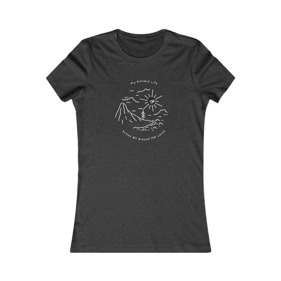 Action - Billiard Life - Women's Fitted Tee - BFLY BILLIARDS