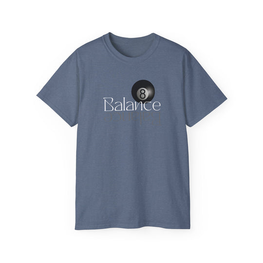 Balance 8 Ball Billiards - Unisex Cotton T-Shirt - BFLY BILLIARDS