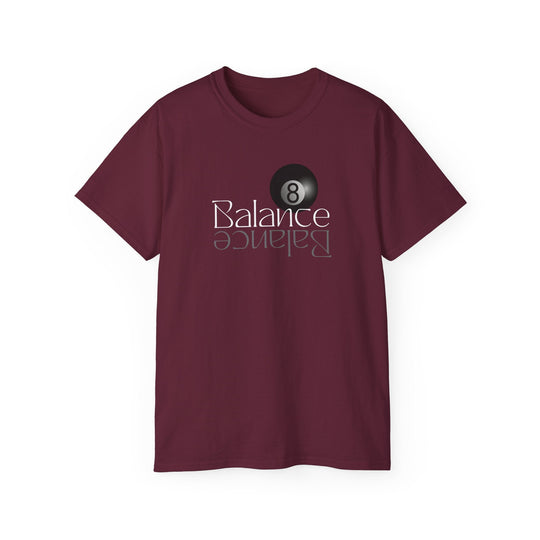 Balance 8 Ball Billiards - Unisex Cotton T-Shirt - BFLY BILLIARDS