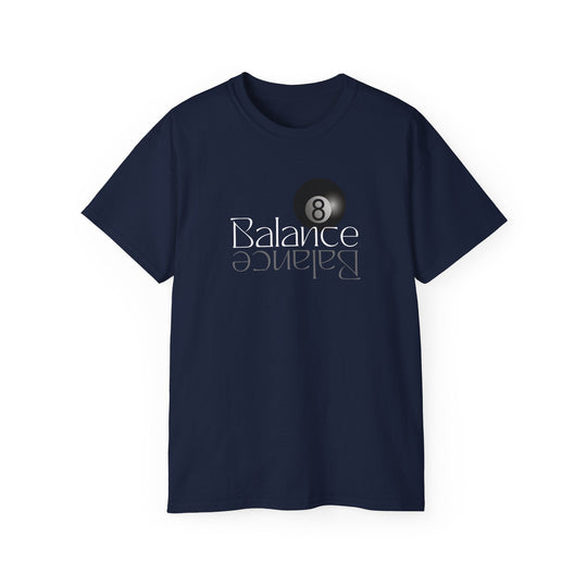 Balance 8 Ball Billiards - Unisex Cotton T-Shirt - BFLY BILLIARDS