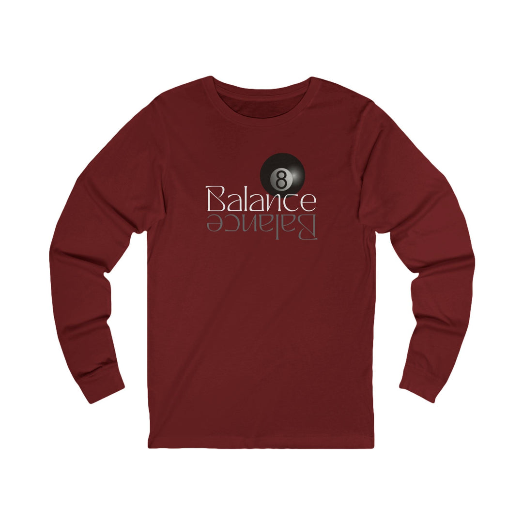Balance 8 Ball Billiards - Unisex Long Sleeve Tee - BFLY BILLIARDS