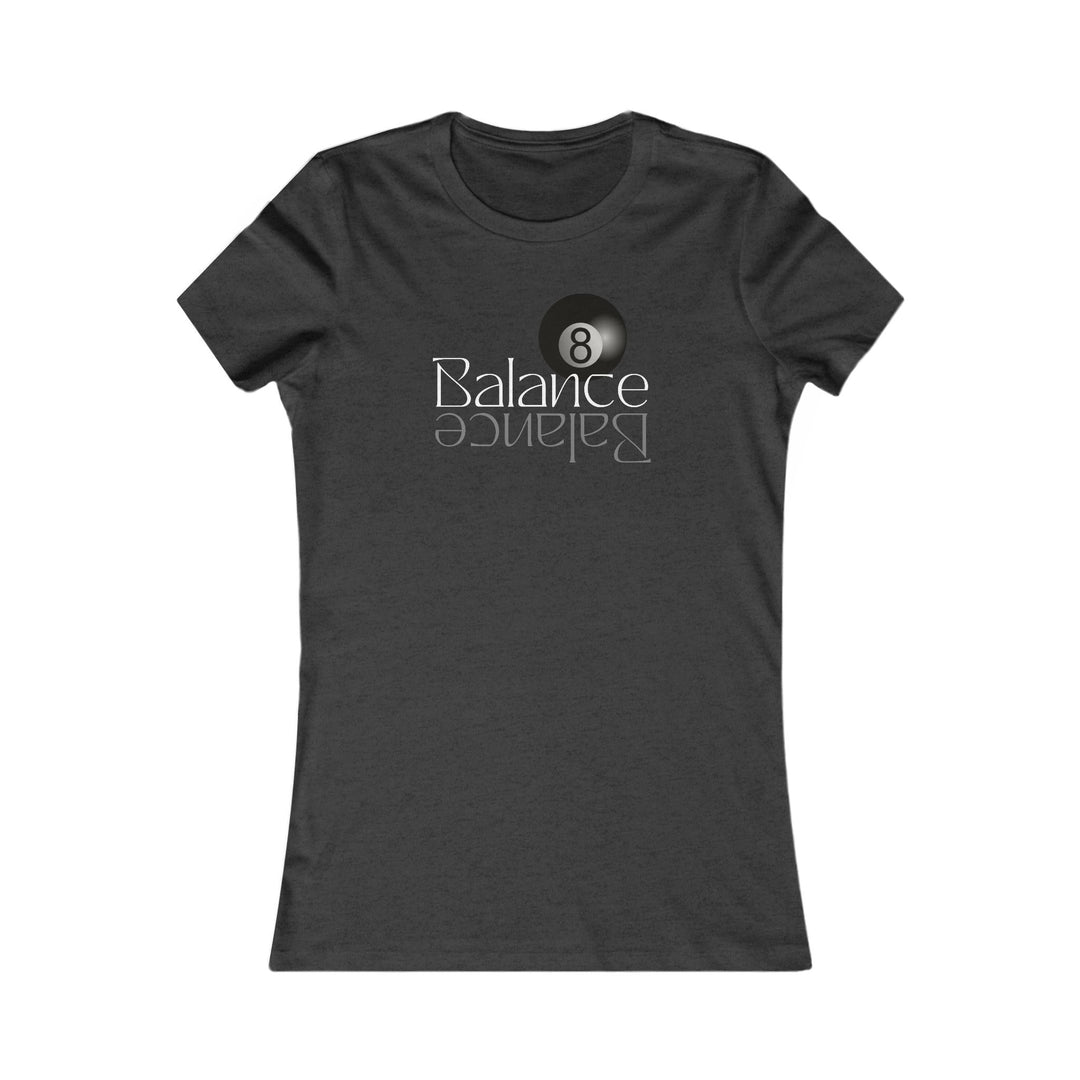 Balance 8 Ball Billiards - Women's Fitted Tee - BFLY BILLIARDS