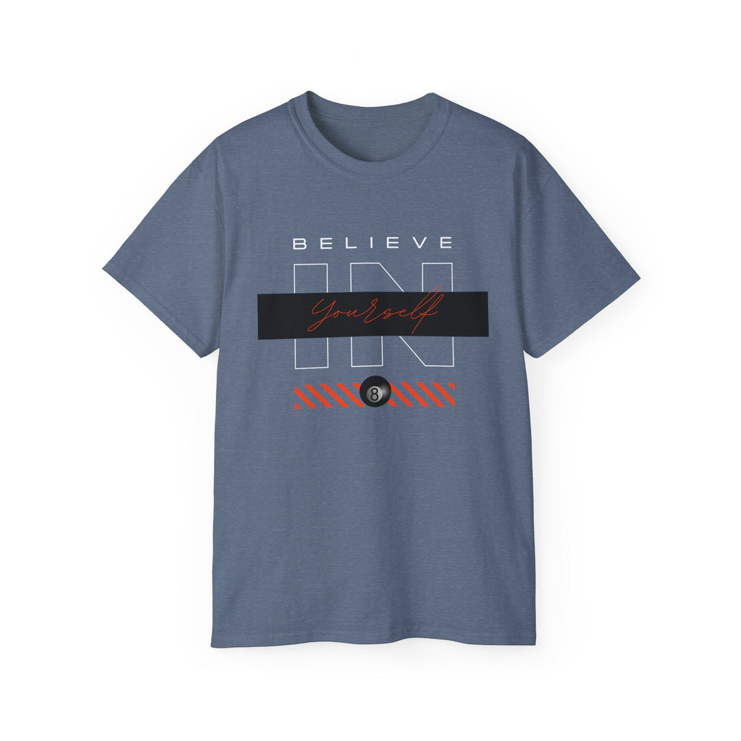 Believe in Yourself - 8 Ball - Unisex Cotton T-Shirt - BFLY BILLIARDS