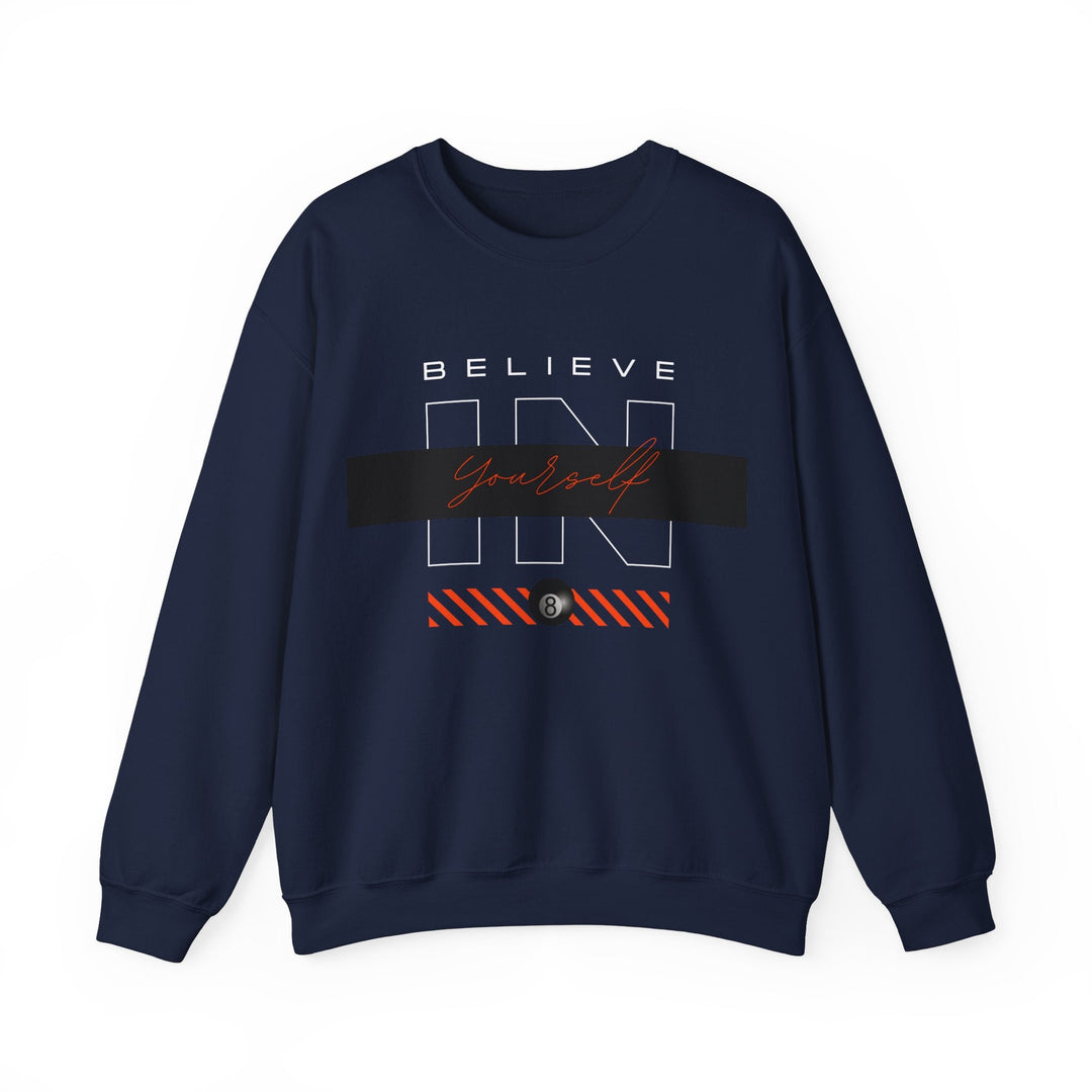 Believe in Yourself - 8 Ball - Unisex Crewneck Sweatshirt - BFLY BILLIARDS