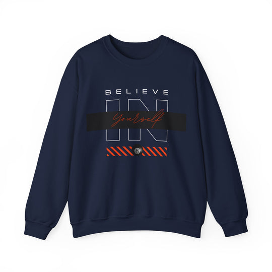 Believe in Yourself - 8 Ball - Unisex Crewneck Sweatshirt - BFLY BILLIARDS