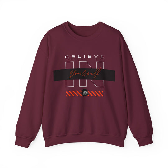 Believe in Yourself - 8 Ball - Unisex Crewneck Sweatshirt - BFLY BILLIARDS
