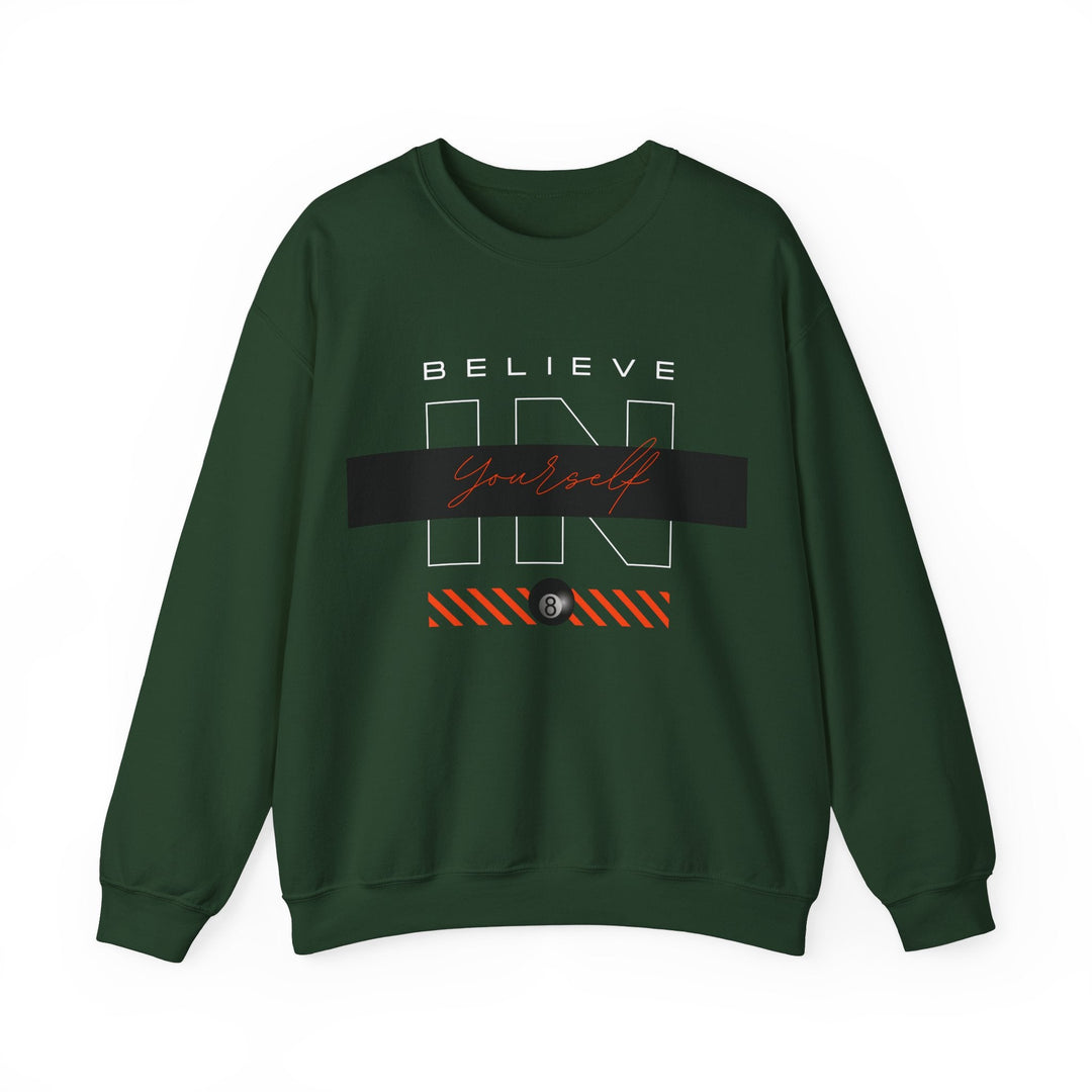Believe in Yourself - 8 Ball - Unisex Crewneck Sweatshirt - BFLY BILLIARDS