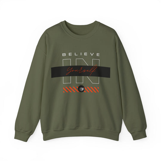 Believe in Yourself - 8 Ball - Unisex Crewneck Sweatshirt - BFLY BILLIARDS