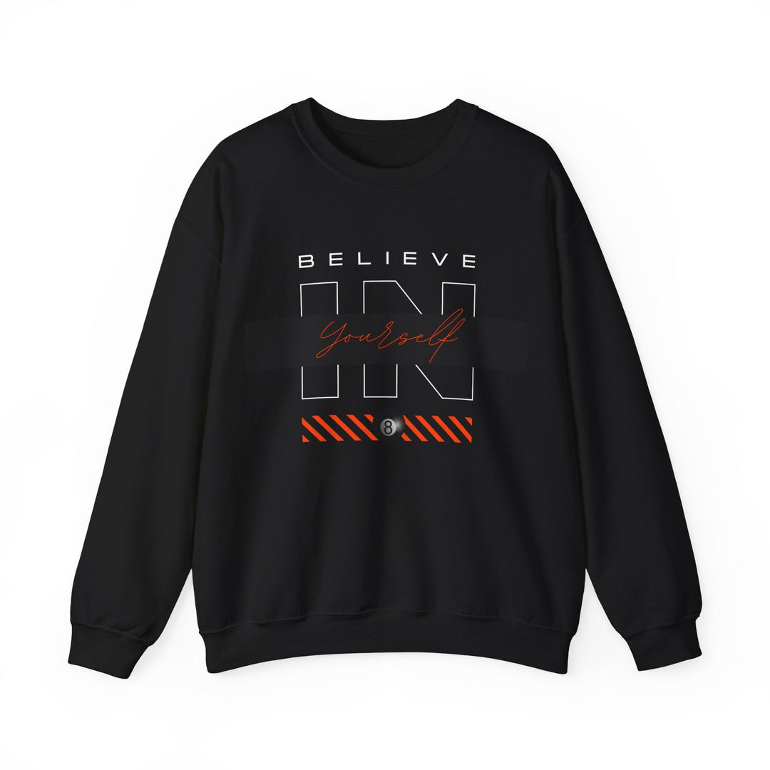 Believe in Yourself - 8 Ball - Unisex Crewneck Sweatshirt - BFLY BILLIARDS