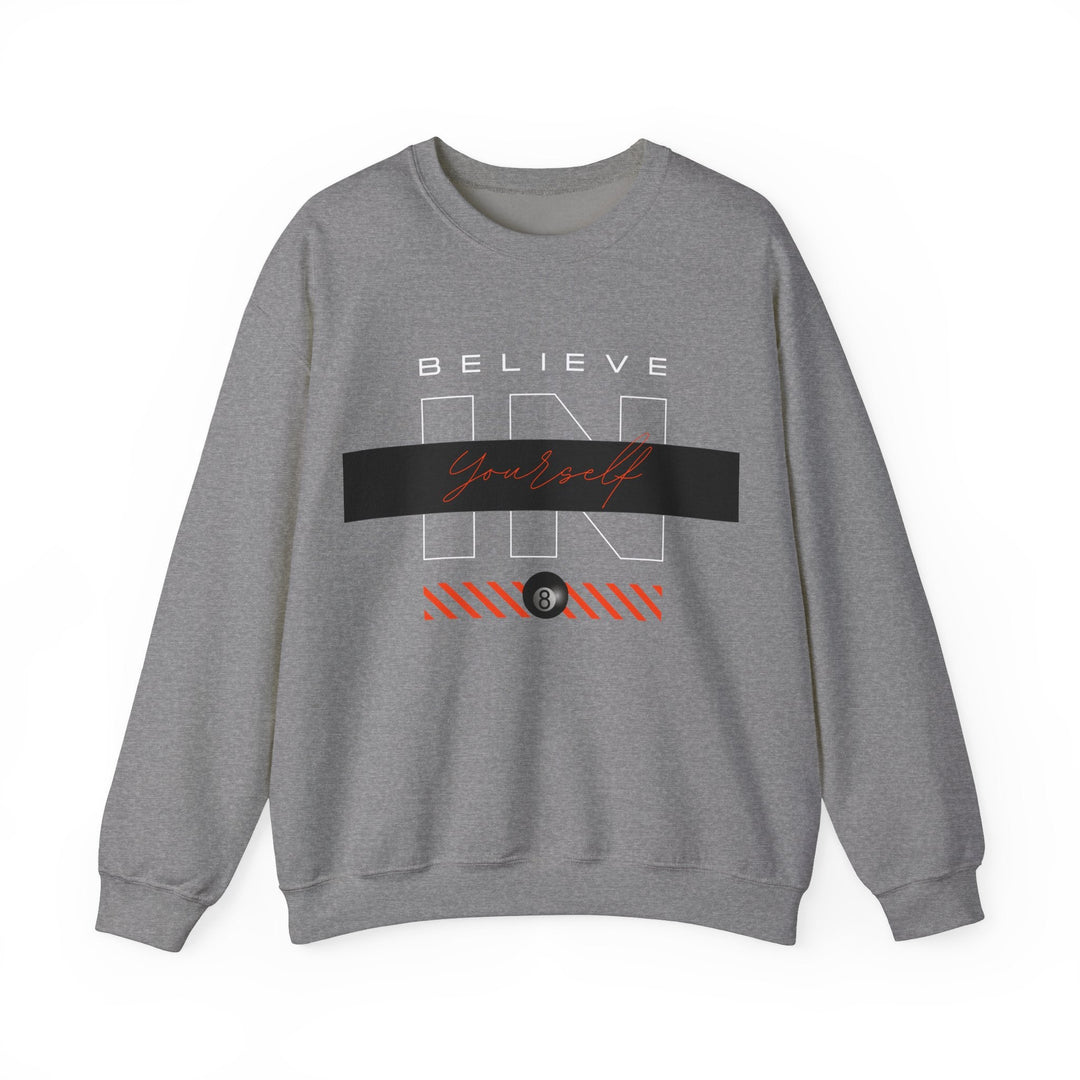 Believe in Yourself - 8 Ball - Unisex Crewneck Sweatshirt - BFLY BILLIARDS