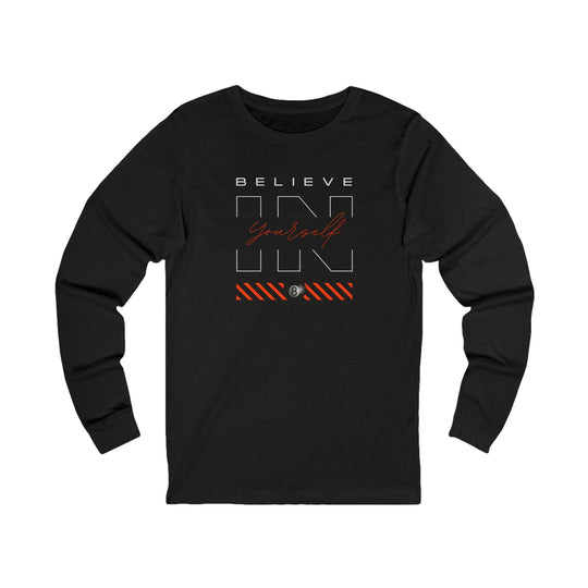 Believe in Yourself - 8 Ball - Unisex Long Sleeve Tee - BFLY BILLIARDS