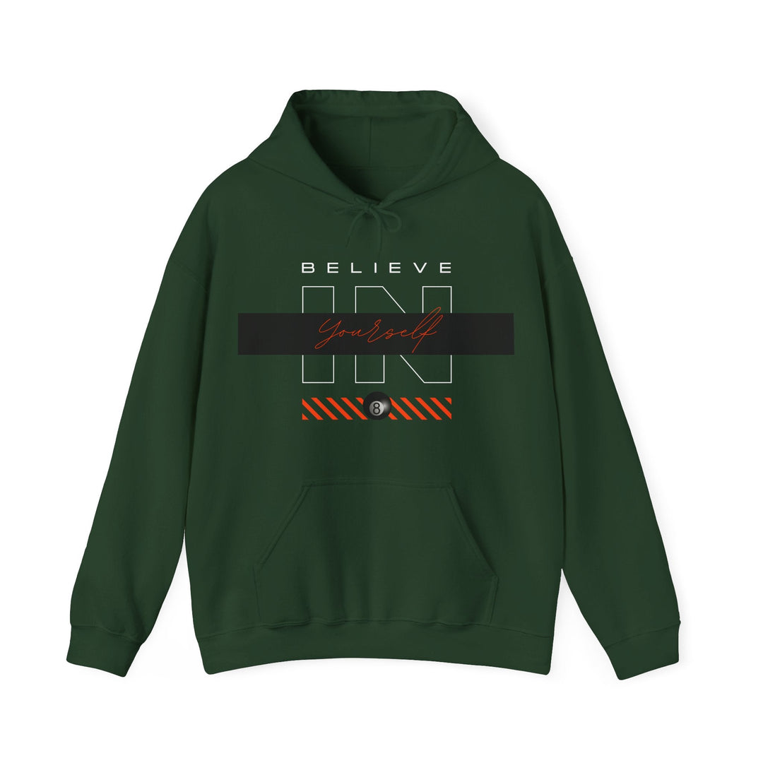 Believe in Yourself - 8 Ball - Unisex Pullover Hoodie - BFLY BILLIARDS