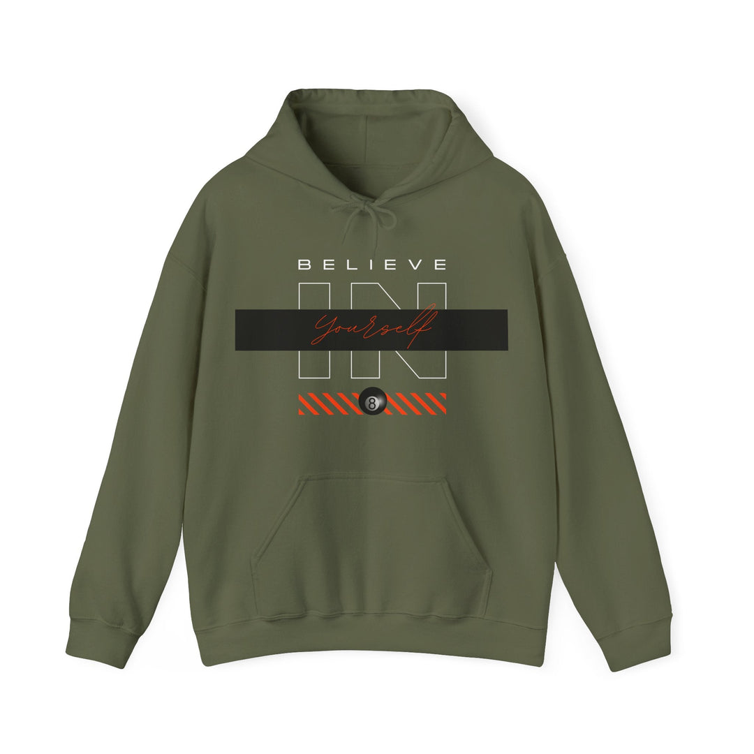 Believe in Yourself - 8 Ball - Unisex Pullover Hoodie - BFLY BILLIARDS
