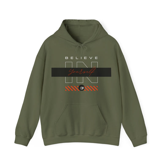 Believe in Yourself - 8 Ball - Unisex Pullover Hoodie - BFLY BILLIARDS