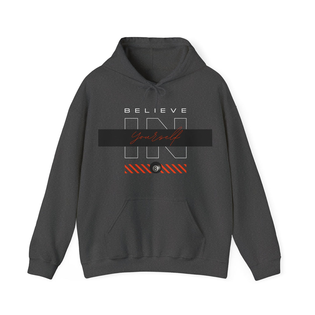 Believe in Yourself - 8 Ball - Unisex Pullover Hoodie - BFLY BILLIARDS