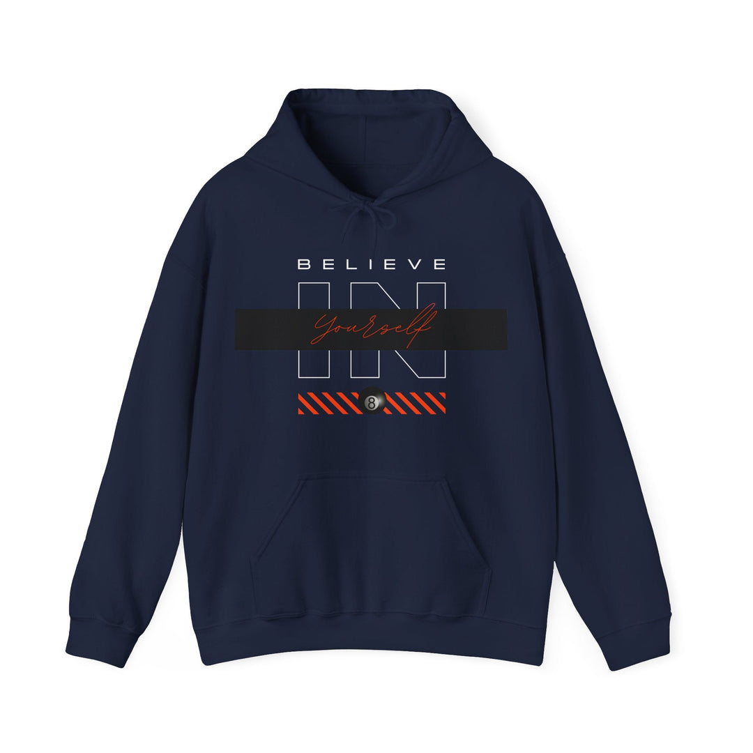 Believe in Yourself - 8 Ball - Unisex Pullover Hoodie - BFLY BILLIARDS