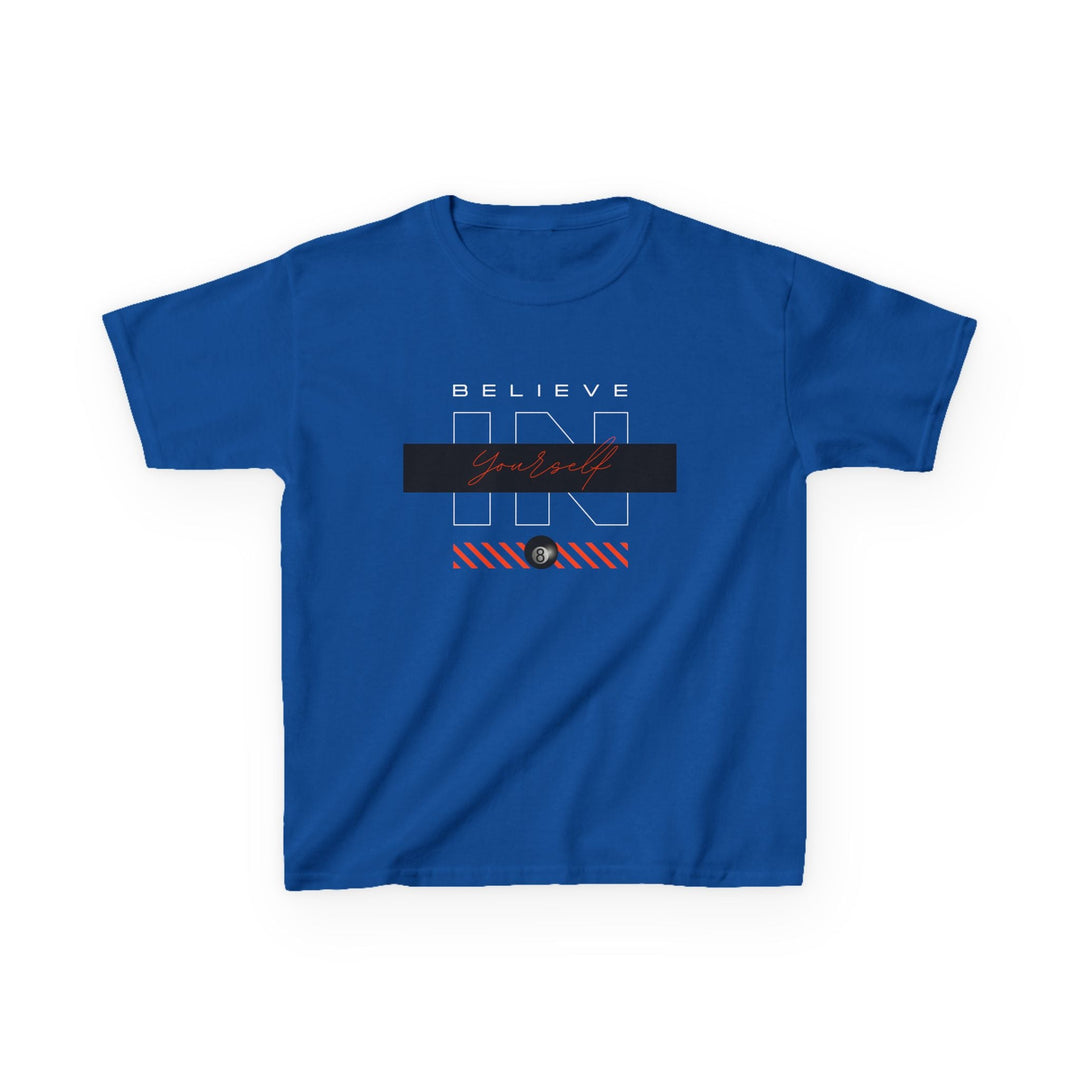 Believe in Yourself - 8 Ball - Youth Cotton Tee - BFLY BILLIARDS