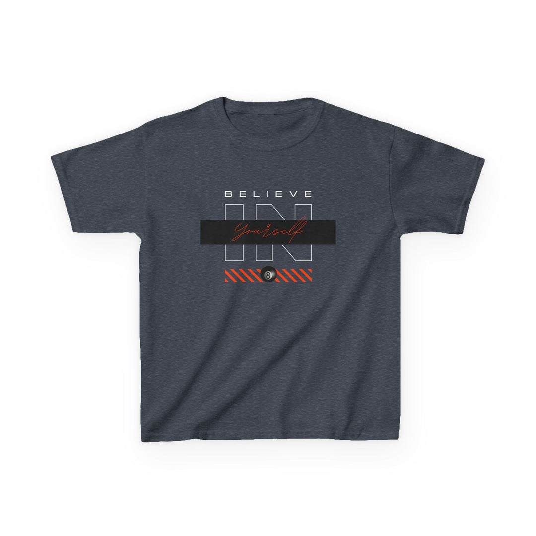 Believe in Yourself - 8 Ball - Youth Cotton Tee - BFLY BILLIARDS