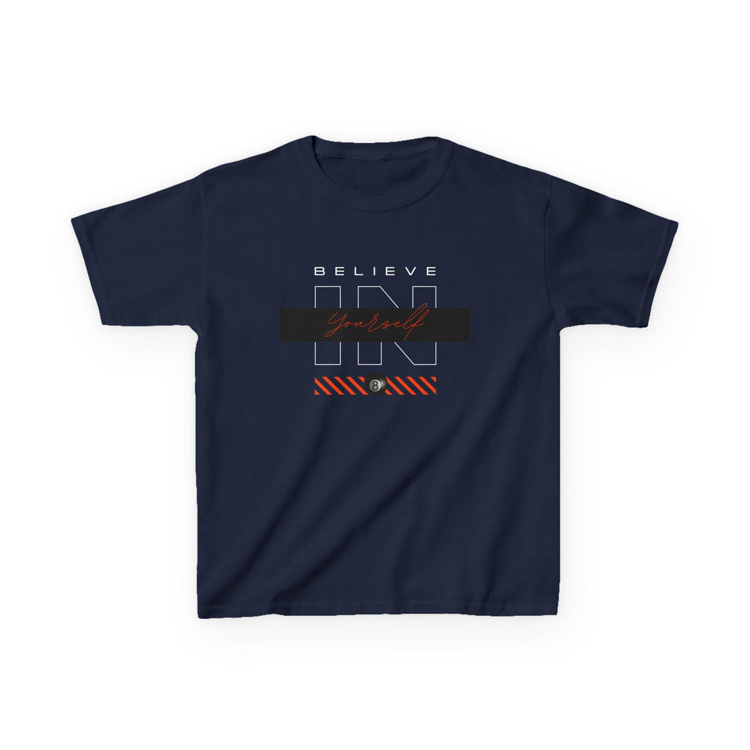 Believe in Yourself - 8 Ball - Youth Cotton Tee - BFLY BILLIARDS