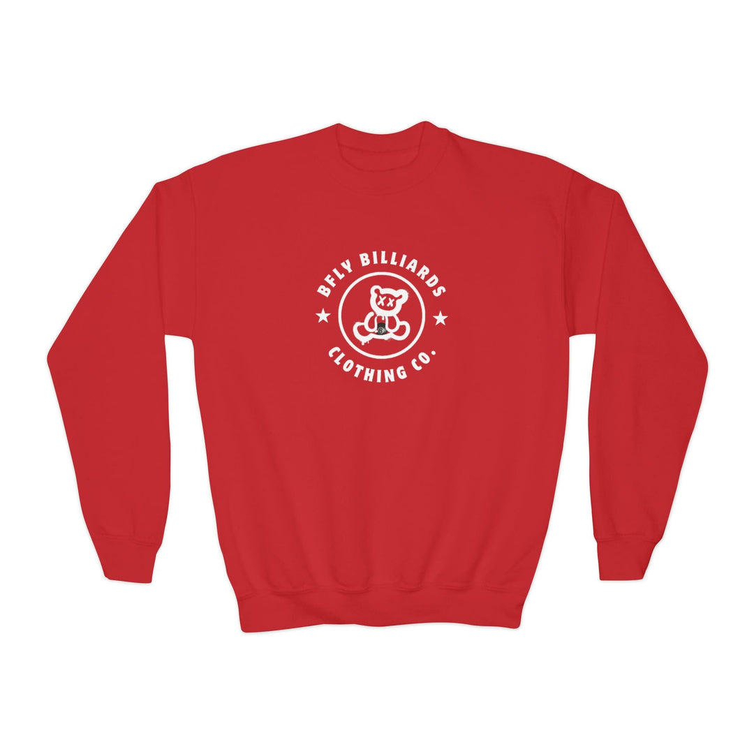 Bfly Billiards - Unisex Youth Crewneck Sweatshirt - BFLY BILLIARDS