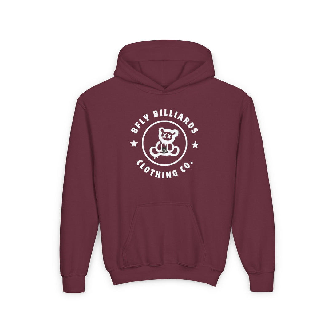Bfly Billiards - Unisex Youth Pullover Hoodie - BFLY BILLIARDS