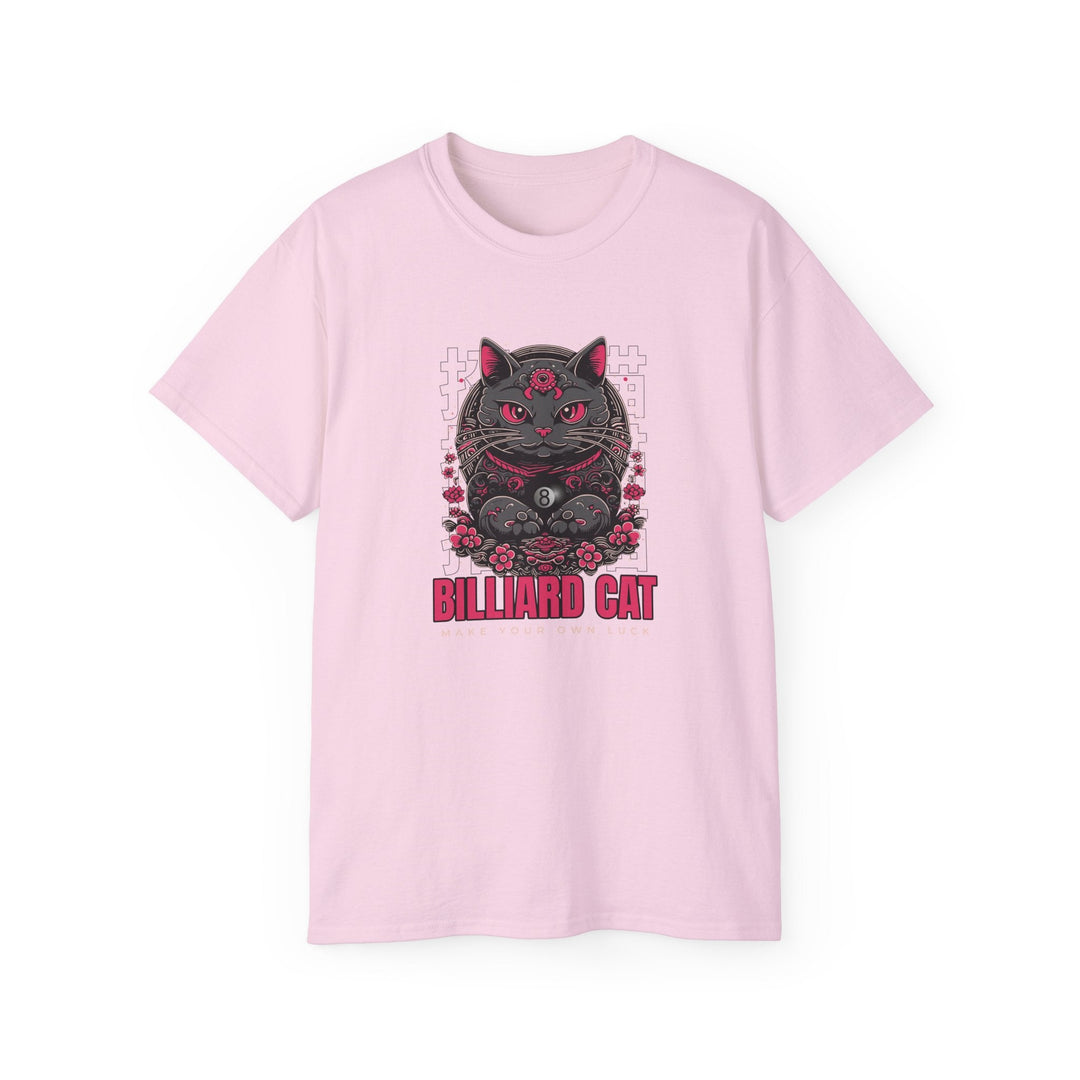 Billiard 8 Ball Cat - Unisex Cotton T-Shirt - BFLY BILLIARDS