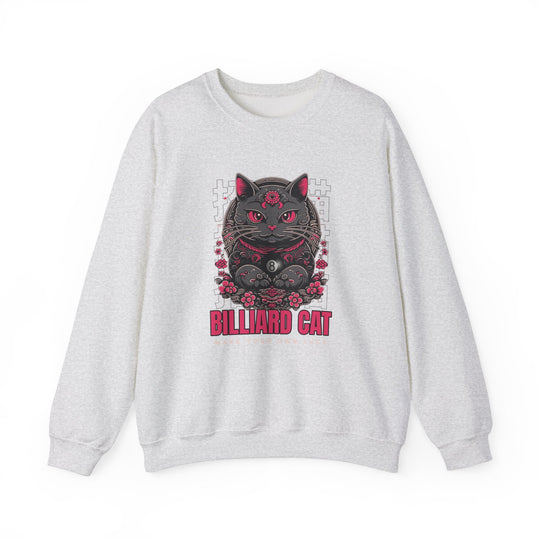 Billiard 8 Ball Cat - Unisex Crewneck Sweatshirt - BFLY BILLIARDS