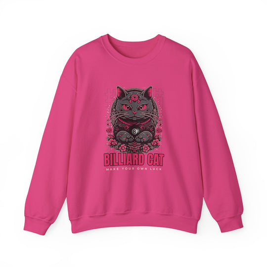 Billiard 8 Ball Cat - Unisex Crewneck Sweatshirt - BFLY BILLIARDS